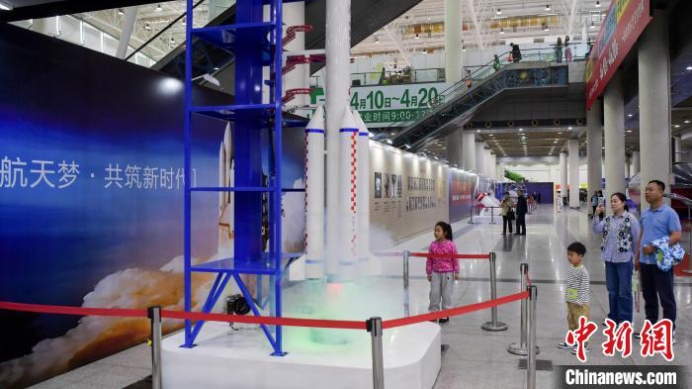 中新社跟濟南電視臺對網標集團旗下航天展項目進行的聯合報道！